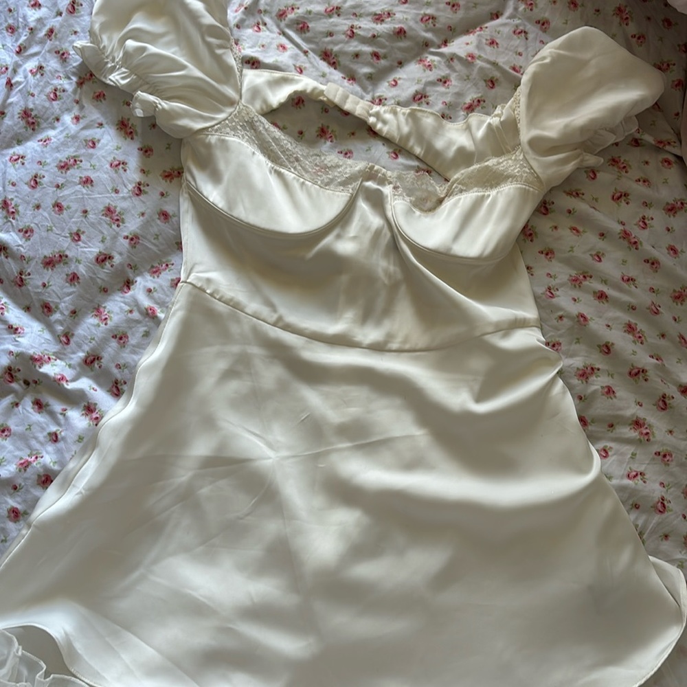 White bellina  Mini Dress
